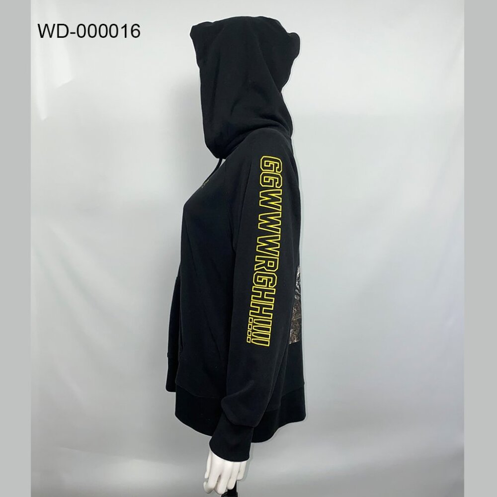 Levi's x Star Wars Women Sweatshirt Size L Black Hoody Logo Chewbacca Pullover - Picture 6 of 13